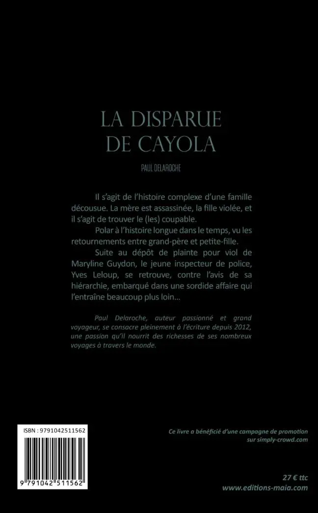La Disparue de Cayola, Paul Delaroche