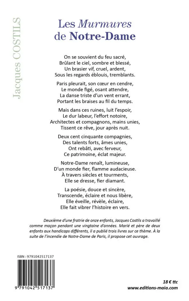 Jacques Costils, Les Murmures de Notre-Dame