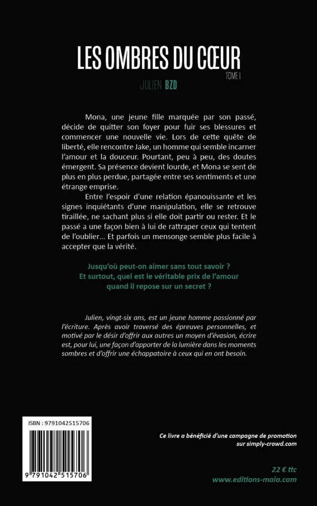 Julien Bzd, Les Ombres du cœur - Tome I