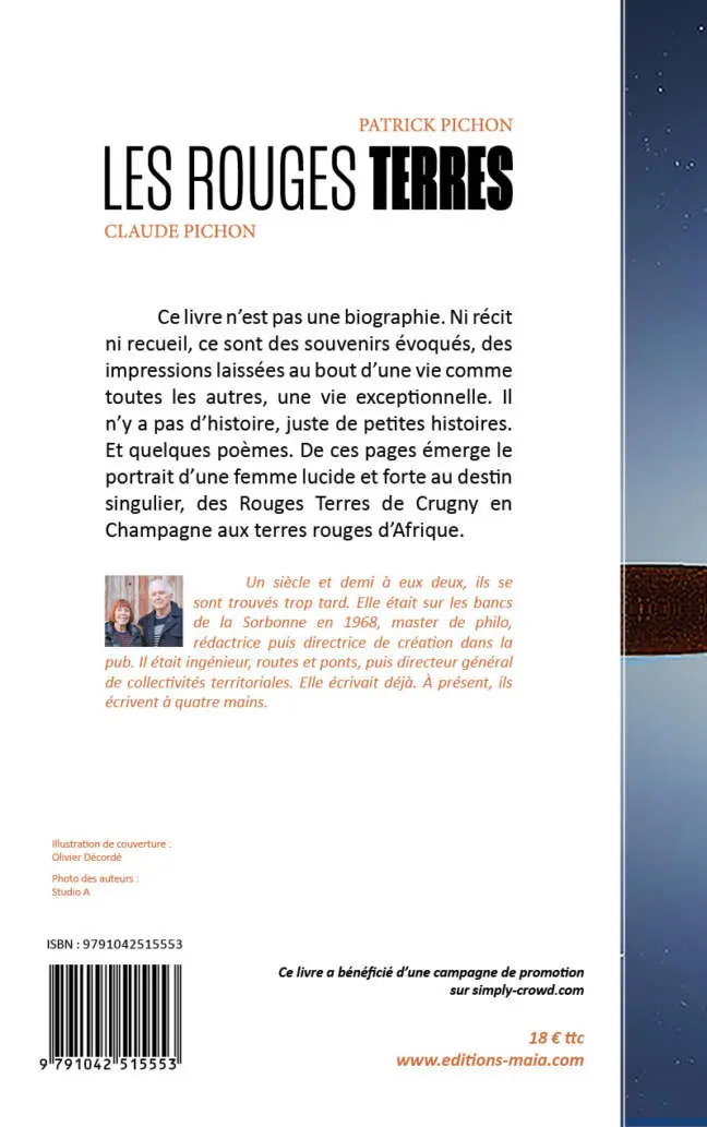 Patrick Pichon et Claude Pichon, Les Rouges Terres