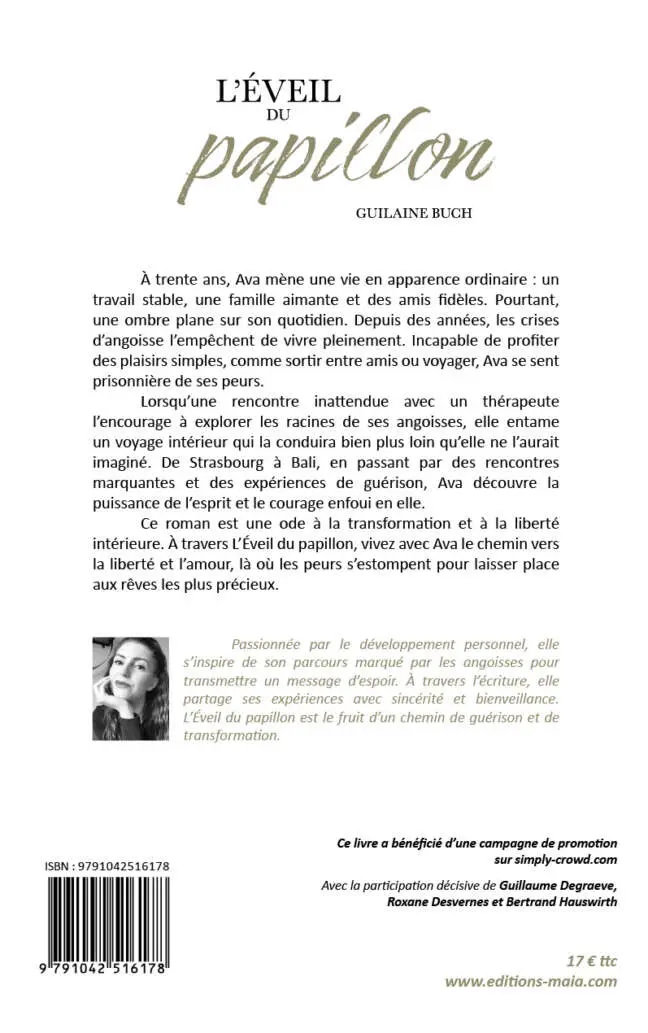 Guilaine Buch, L'Éveil du papillon