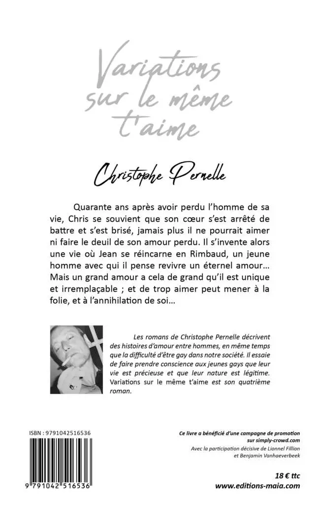 Christophe Pernelle, Variations sur le même t'aime