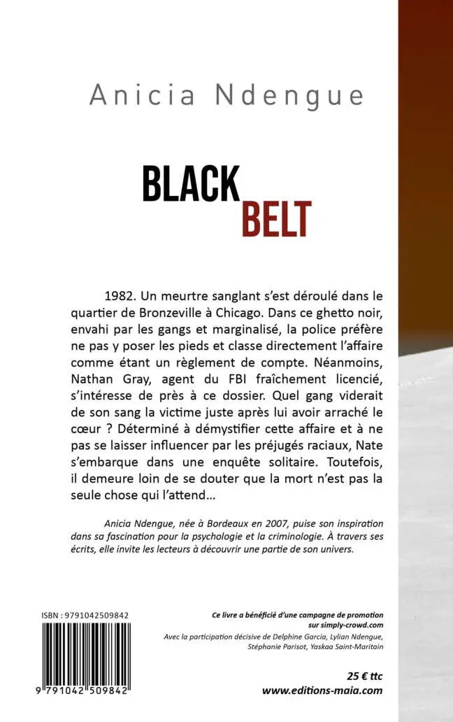 Anicia Ndengue, Black Belt