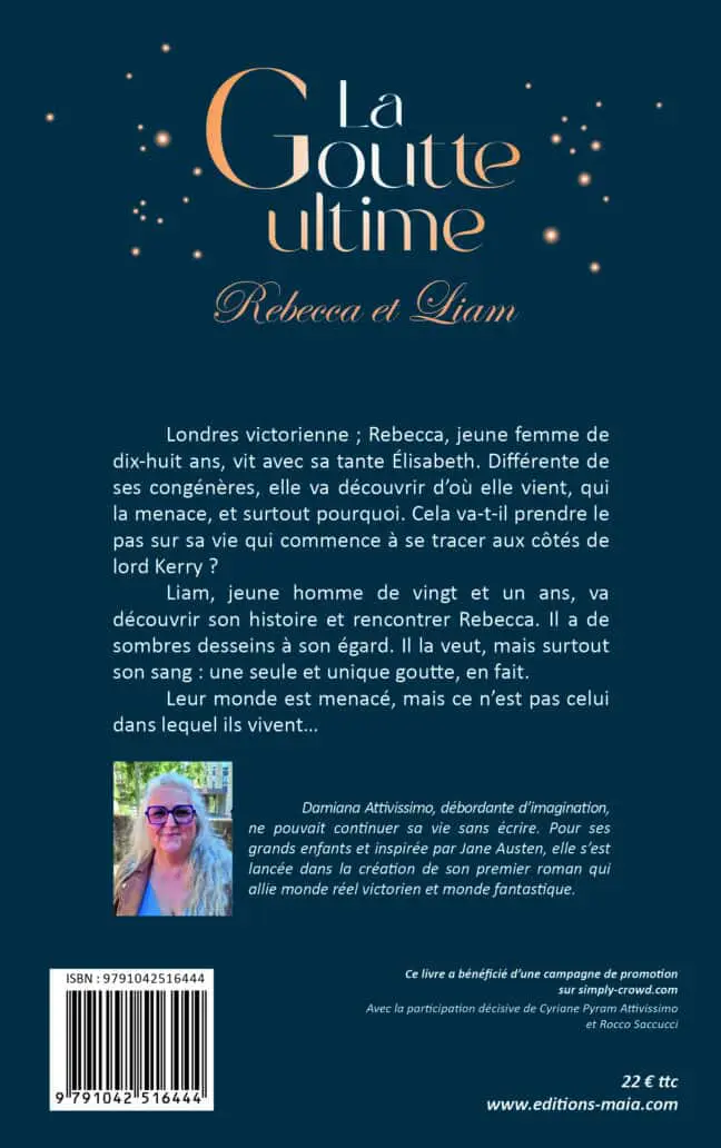 Damiana Attivissimo, La goutte ultime, Rebecca et Liam