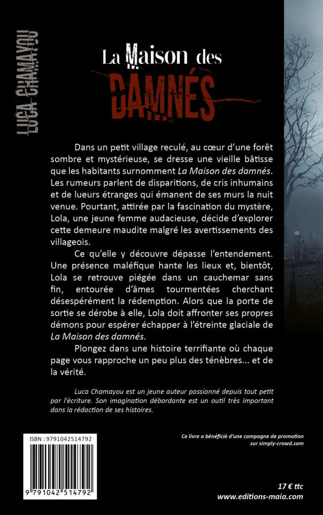 Luca Chamayou - La maison des damnés