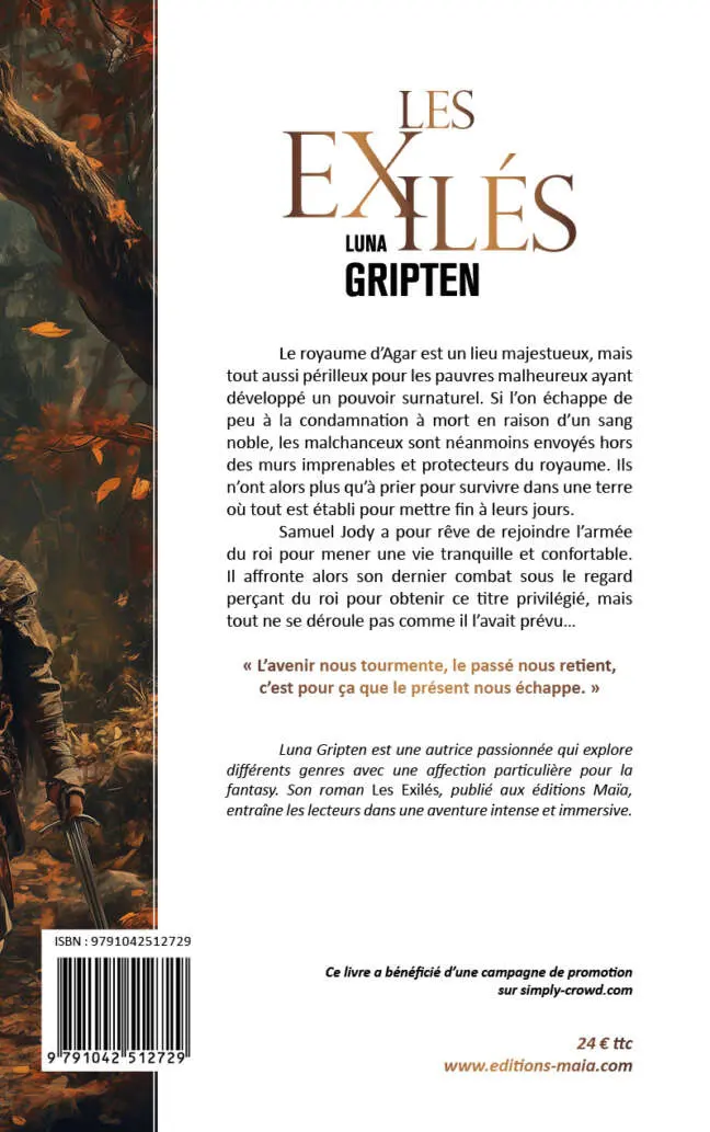 Luna Gripten, Les exilés