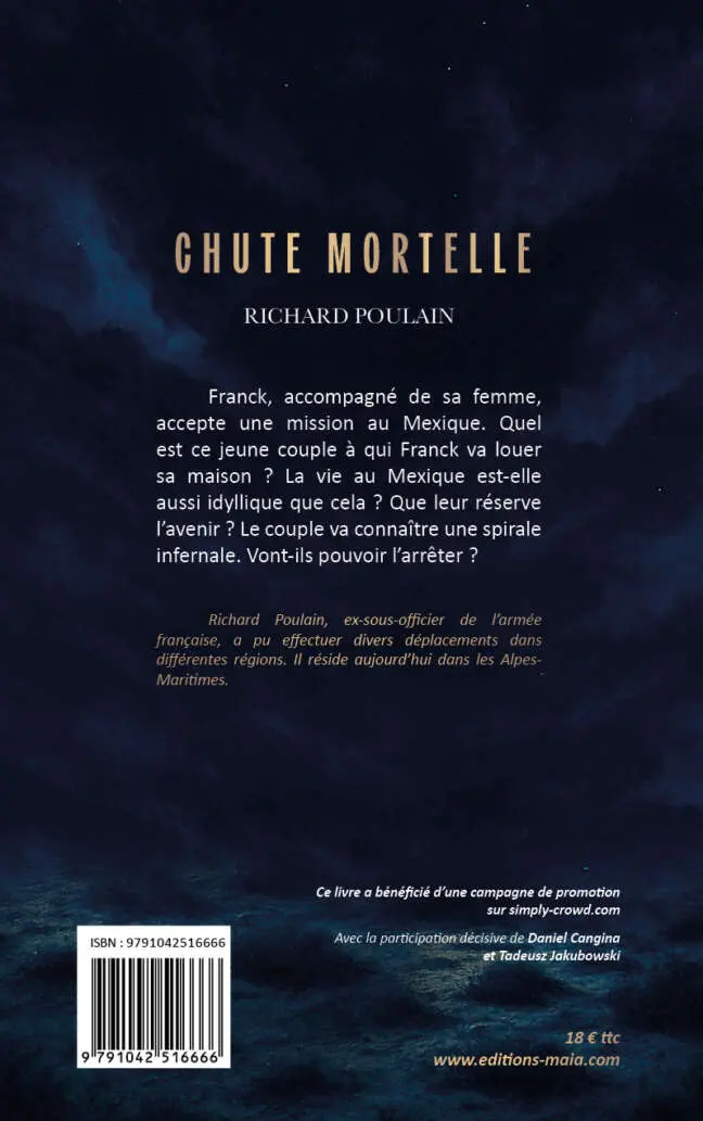 Richard Poulain, Chute mortelle
