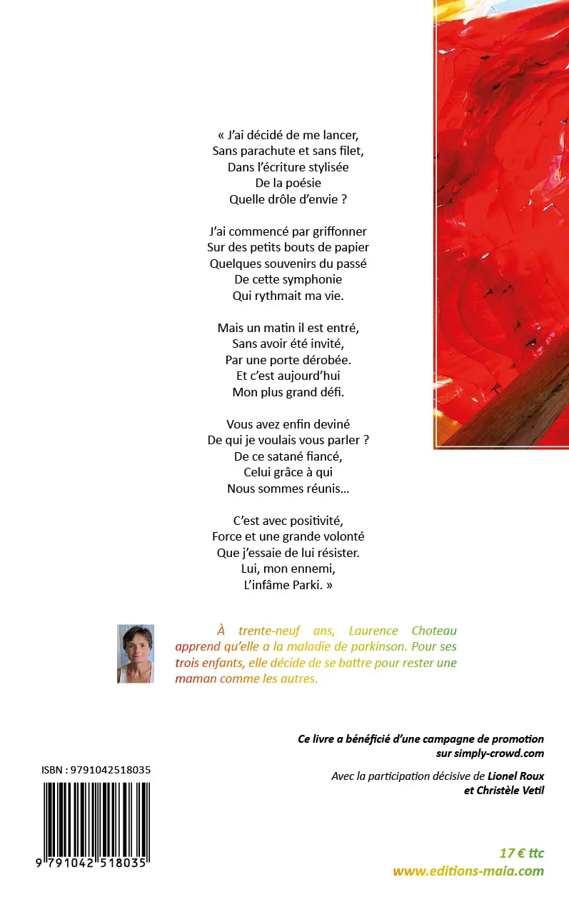 Laurence Choteau, Ma vie en couleur, avec parki