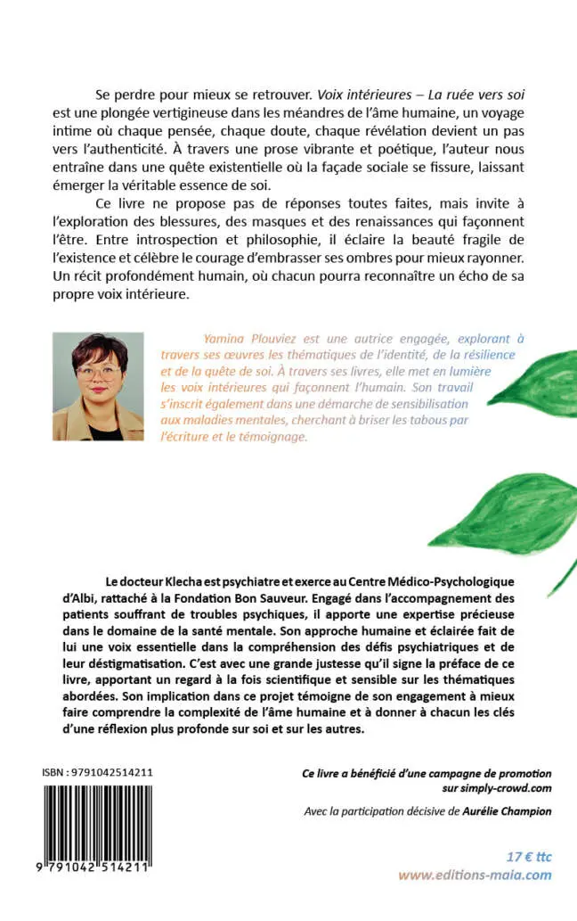 Yamina Plouviez, Voix intérieures, La ruée vers soi