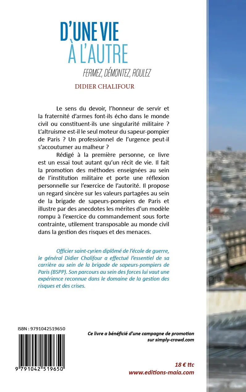 Didier Chalifour, D’une vie à l’autre - Fermez, démontez, roulez