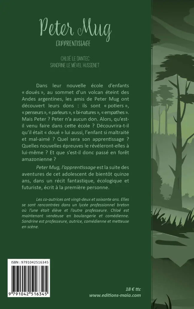 Chloé Le Dantec et Sandrine Le Mével Hussenet, Peter Mug, Tome 2, L’apprentissage