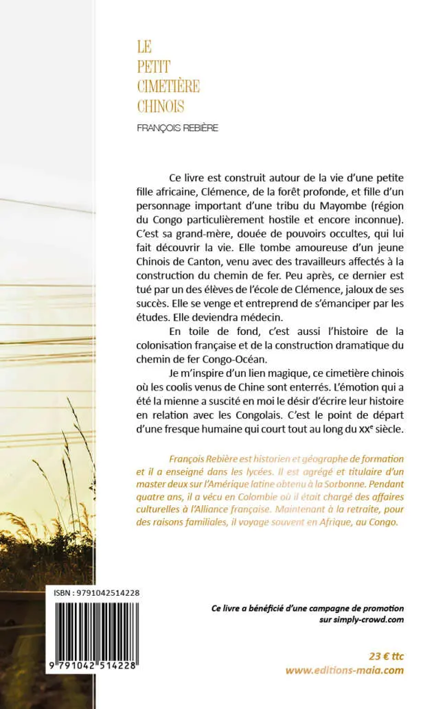 François Rebière, Le petit cimetière chinois