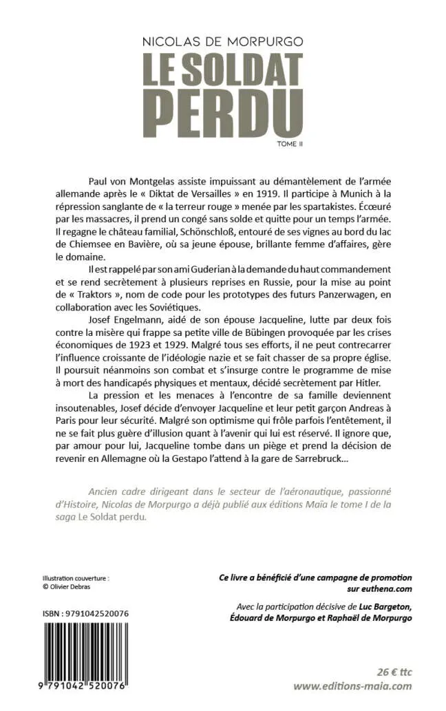 Nicolas de Morpurgo, Le soldat perdu, Tome II