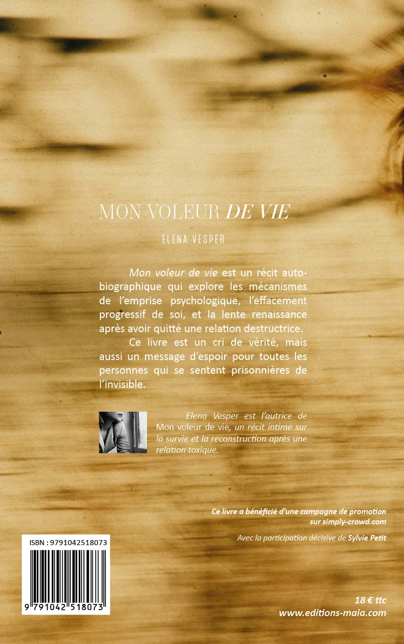 Elena Vesper, Mon voleur de vie