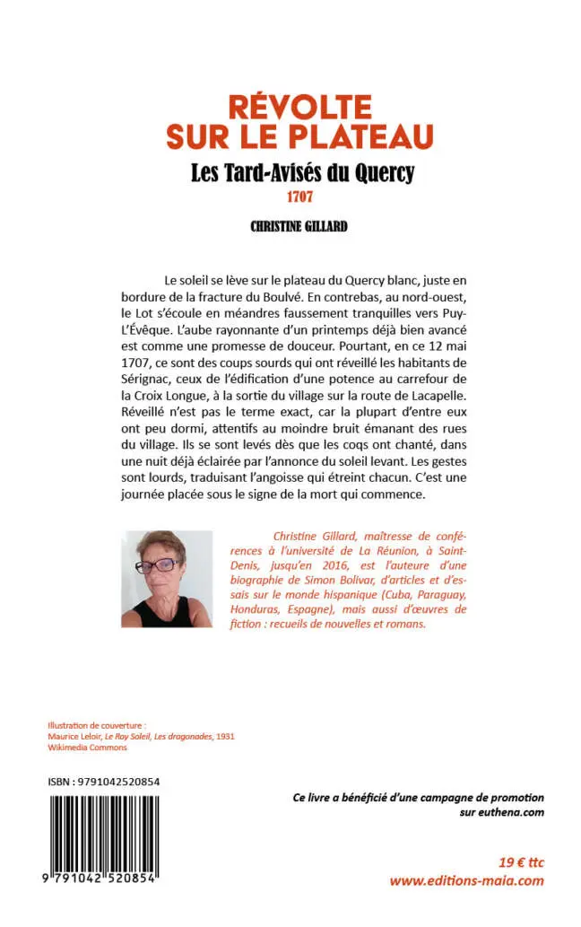 Christine Gillard, Révolte sur le plateau