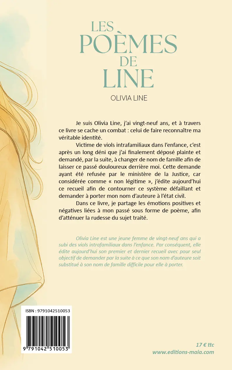 Olivia Line, Les poèmes de Line