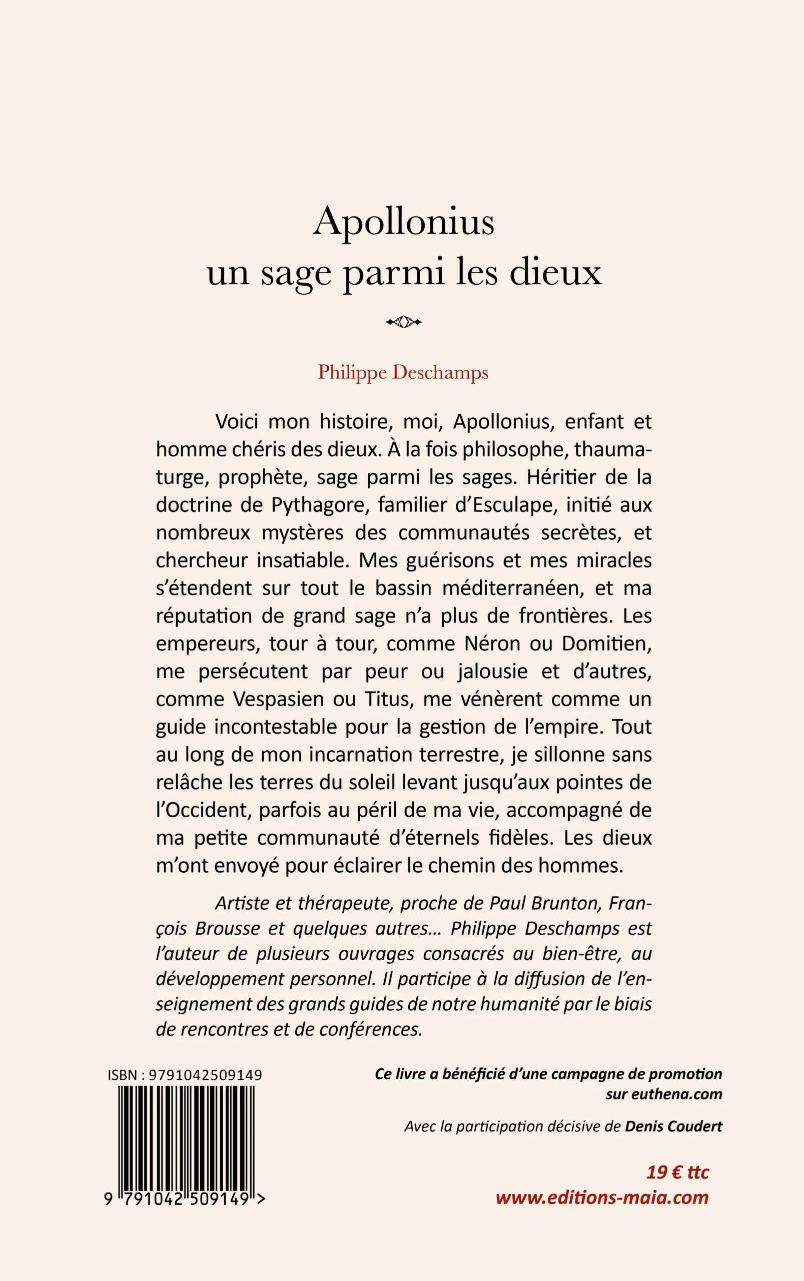 Philippe Deschamps, Apollonius un sage parmi les dieux