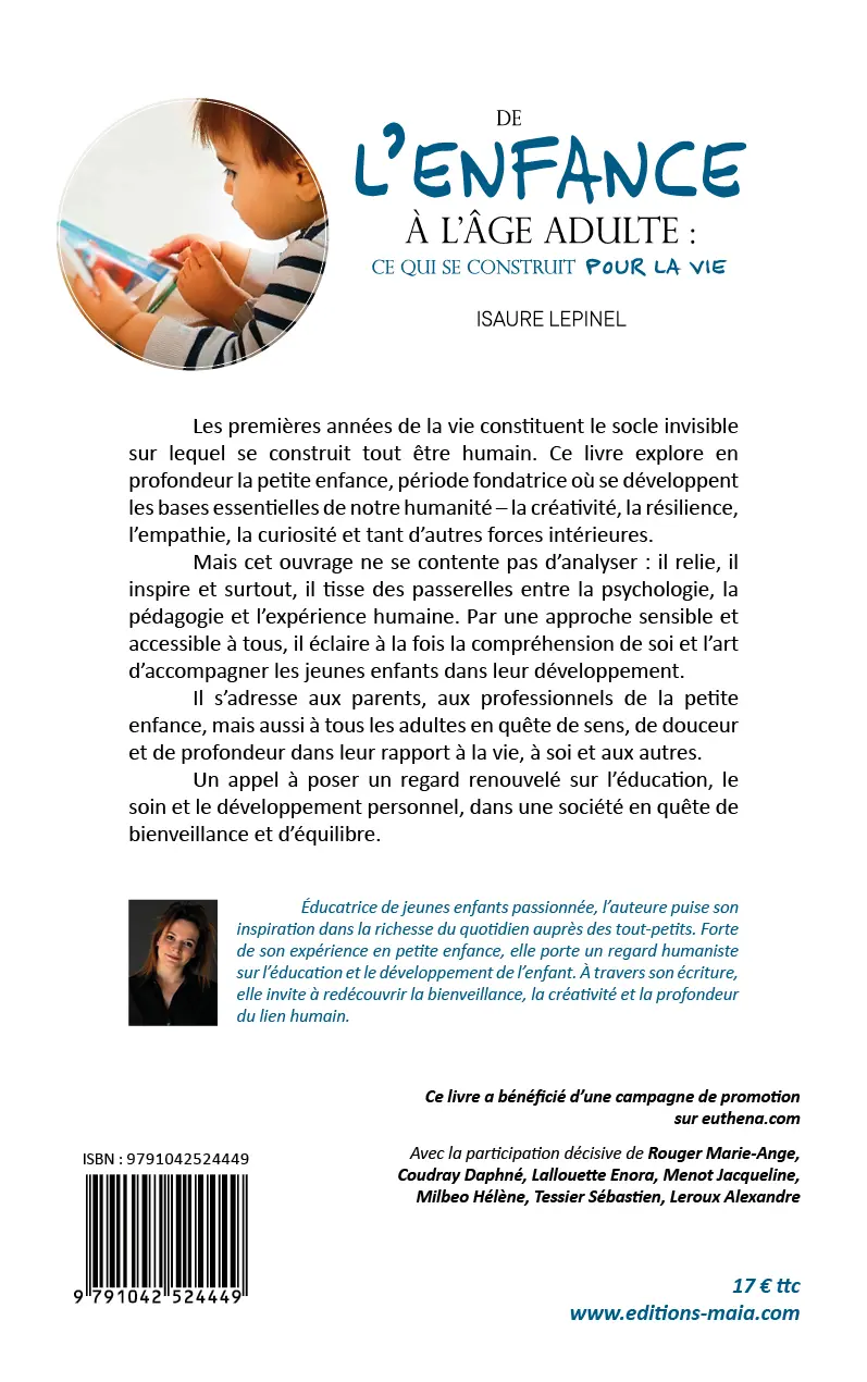 De l’enfance à l’âge adulte - Ce qui se construit pour la vie – Image 2