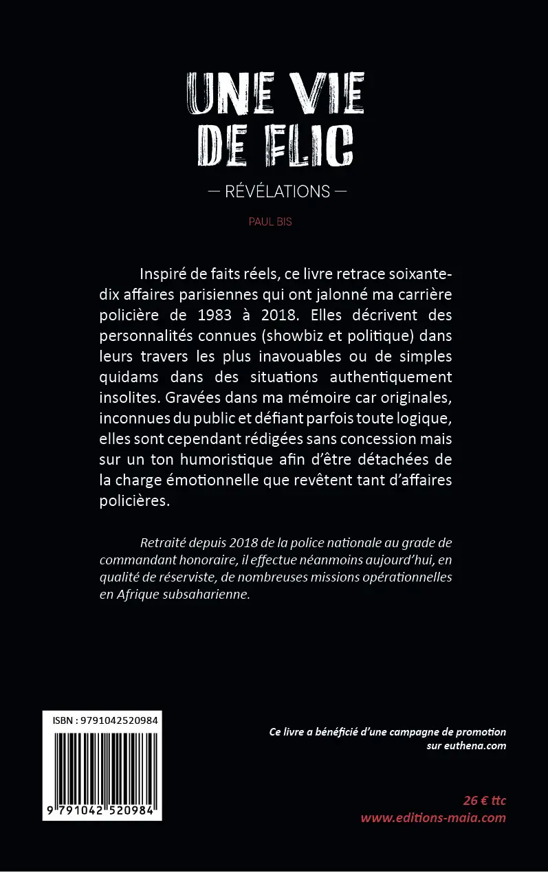 Une vie de flic - Révélations- Paul BIS