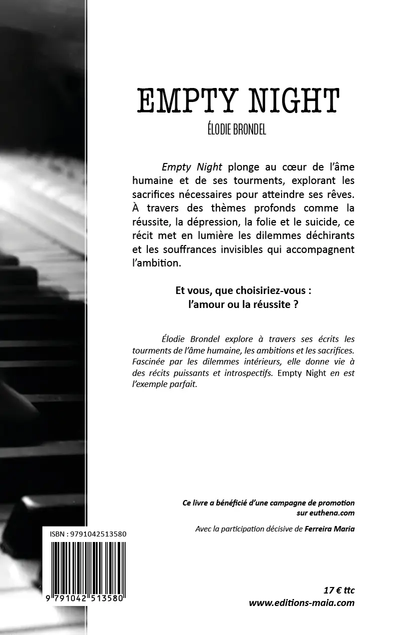 Élodie Brondel, Empty Night