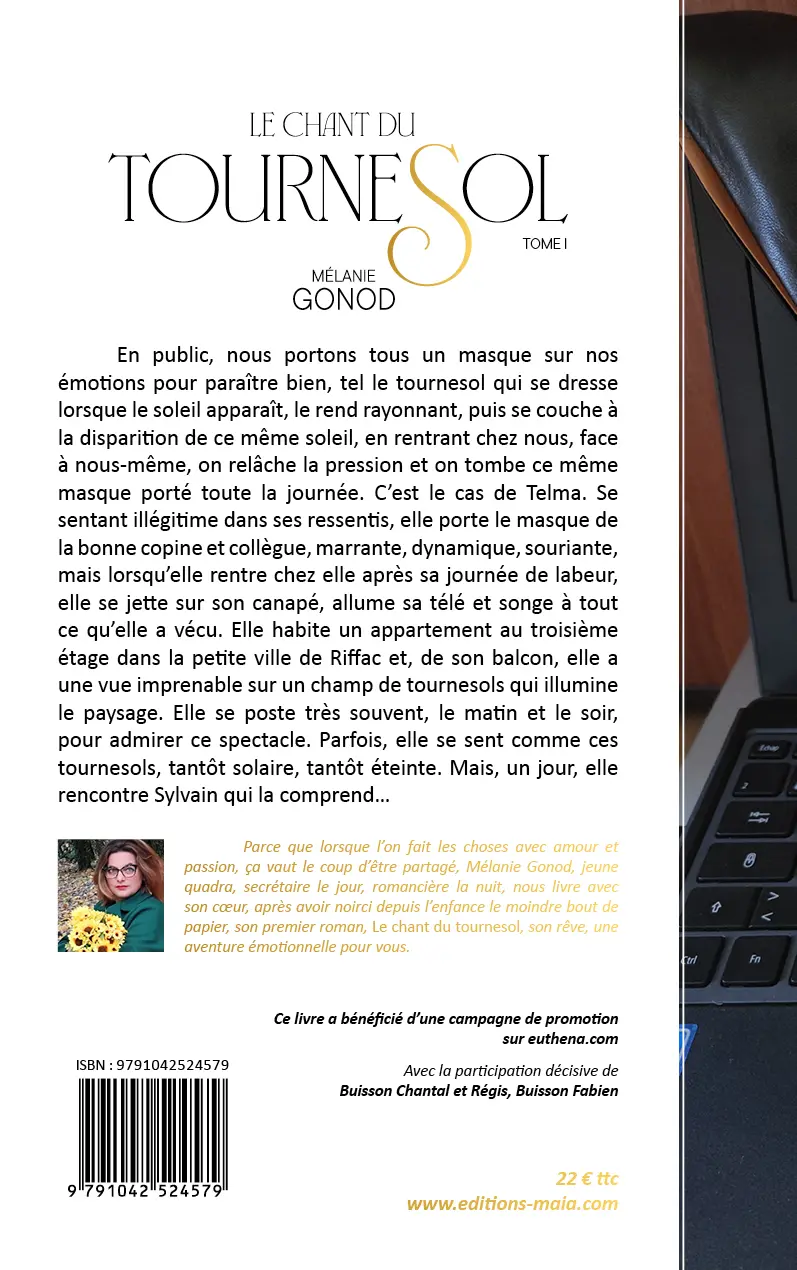 Mélanie Gonod, Le chant du tournesol, Tome I