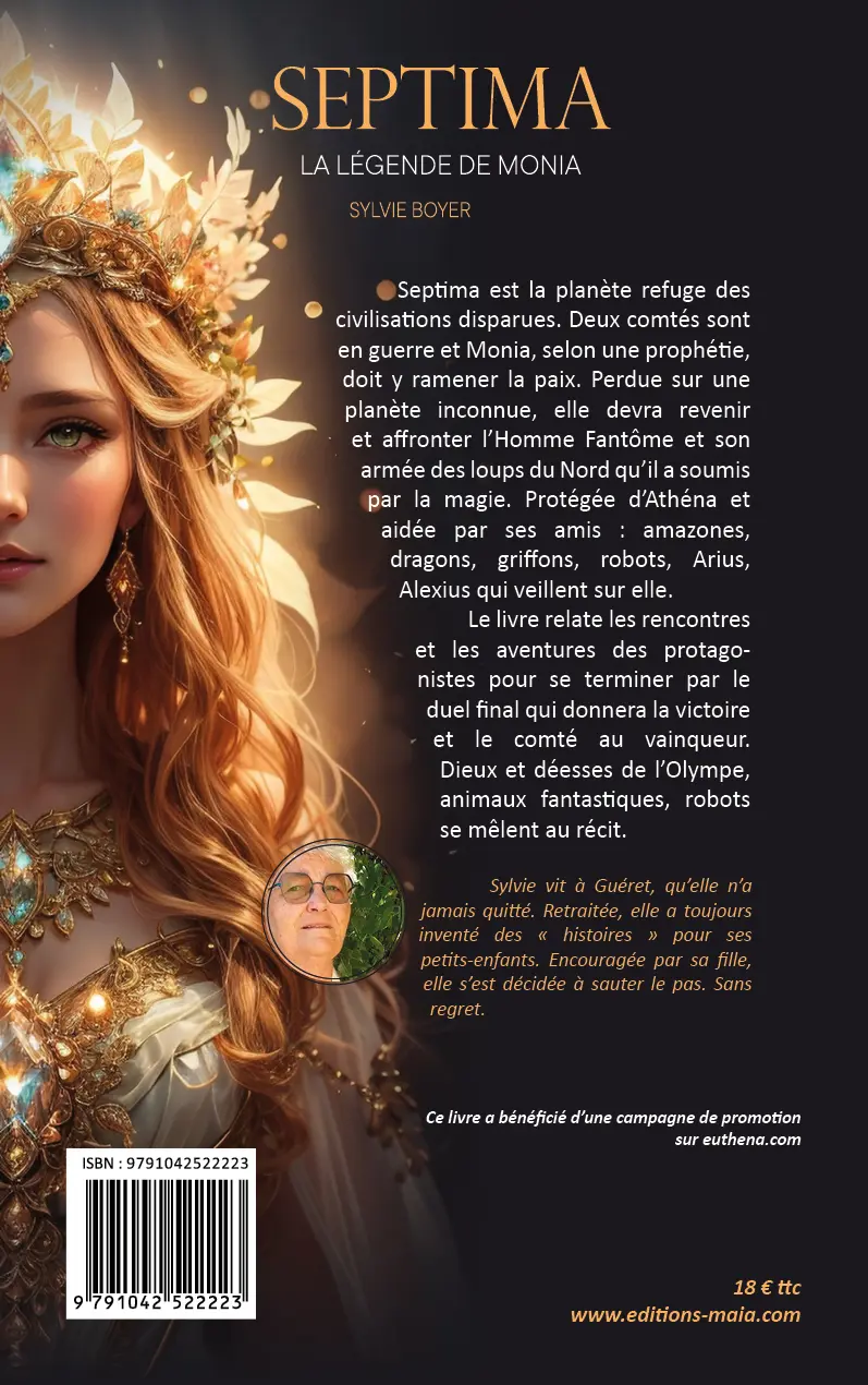 Sylvie Boyer, Septima, La légende de Monia