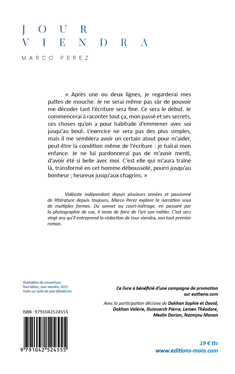 Marco Perez, Jour viendra