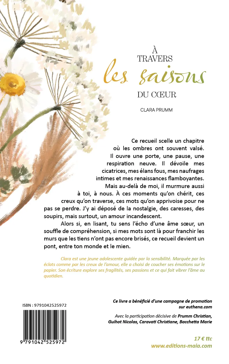 Clara Prumm, À travers les saisons du cœur