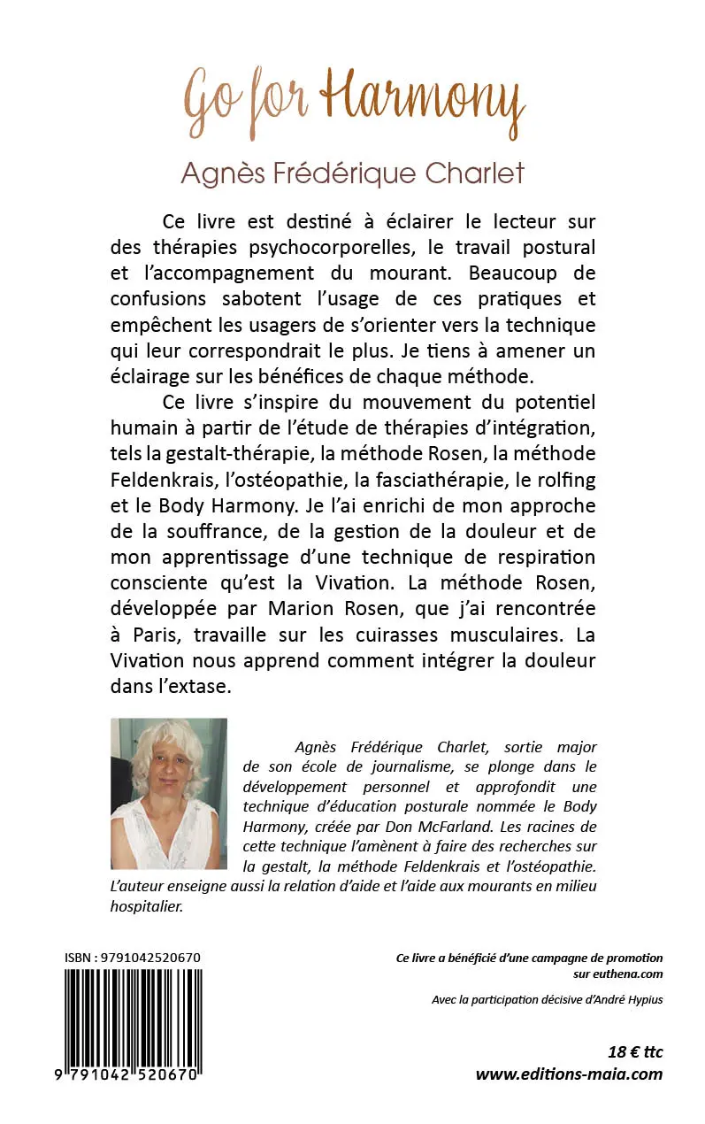 Agnès Frédérique Charlet, Go For Harmony