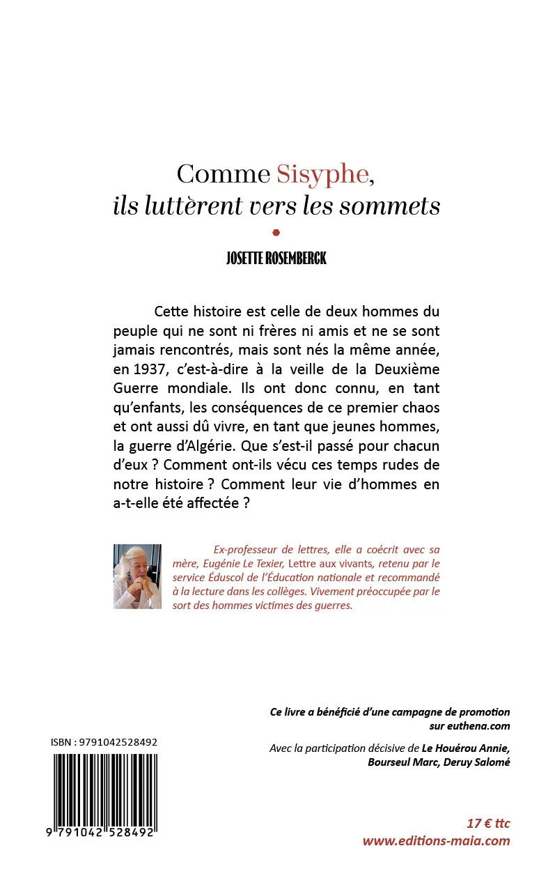 Josette Rosemberck, Comme Sisyphe, ils luttèrent vers les sommets