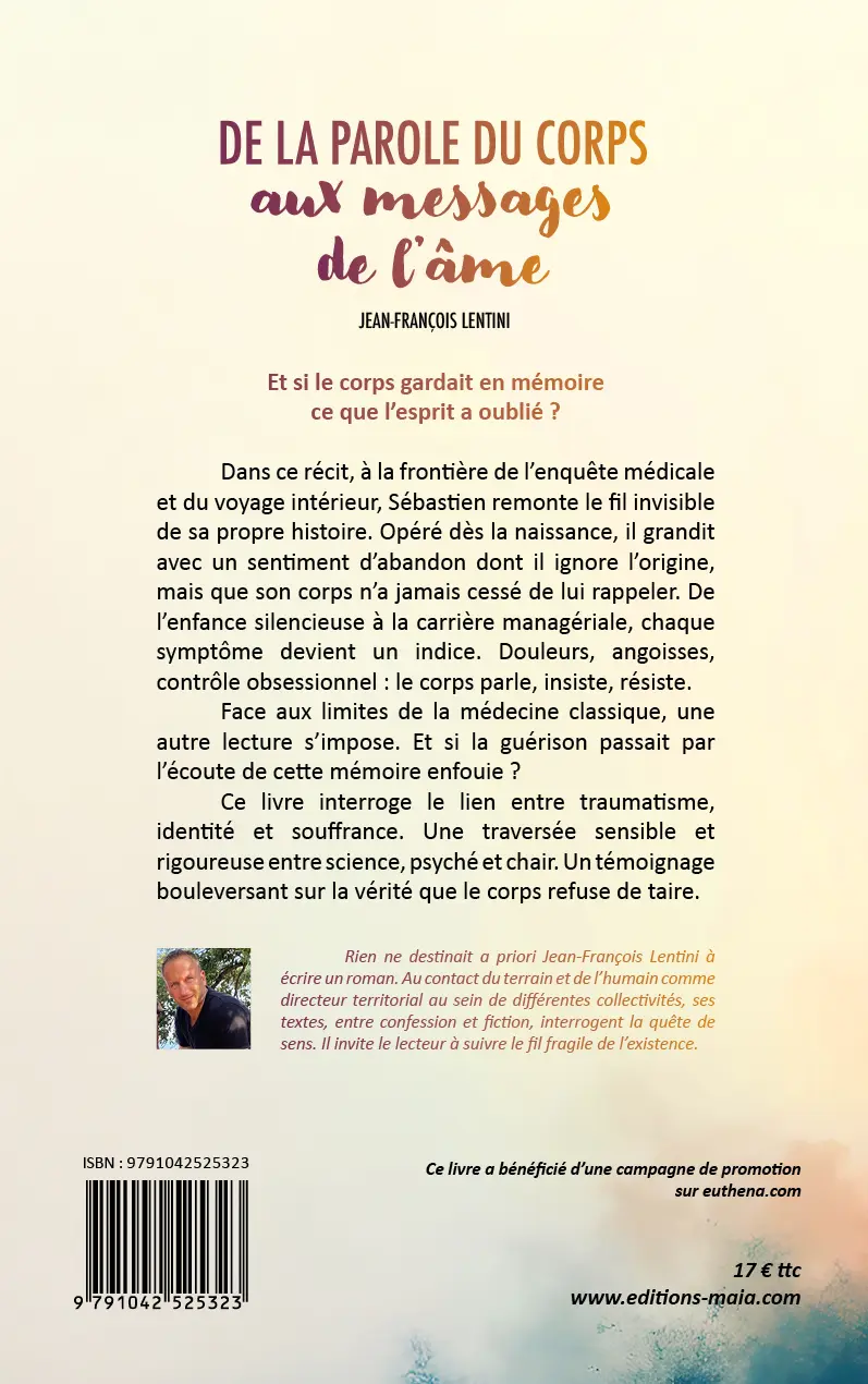 De la parole du corps aux messages de l'âme, Jean-Francois Lentini