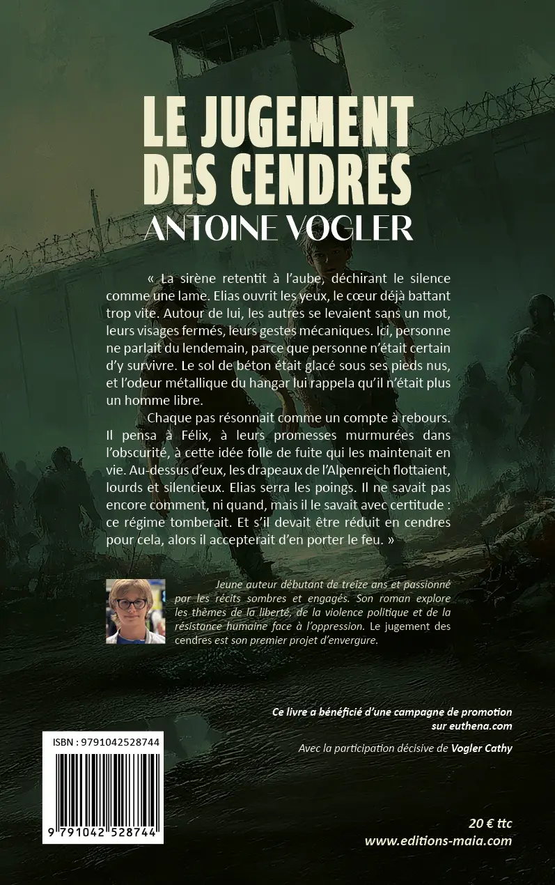 Antoine Vogler, Le jugement des cendres