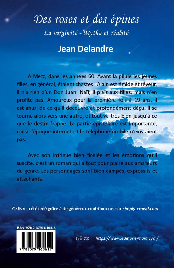 Jean D'ormesson Les Roses Et Les épines Des roses et des épines - Editions Maïa