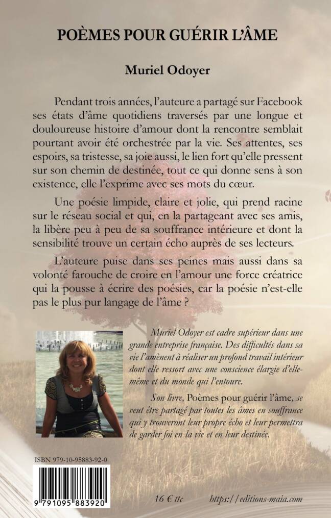 L'âme Une Force Dans Sa Vie Poèmes pour guérir l'âme par Muriel Odoyer • Achat en ligne avec