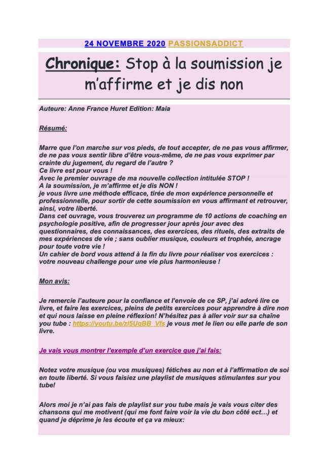 Stop ! À la soumission, je m’affirme et je dis NON ! – Image 6
