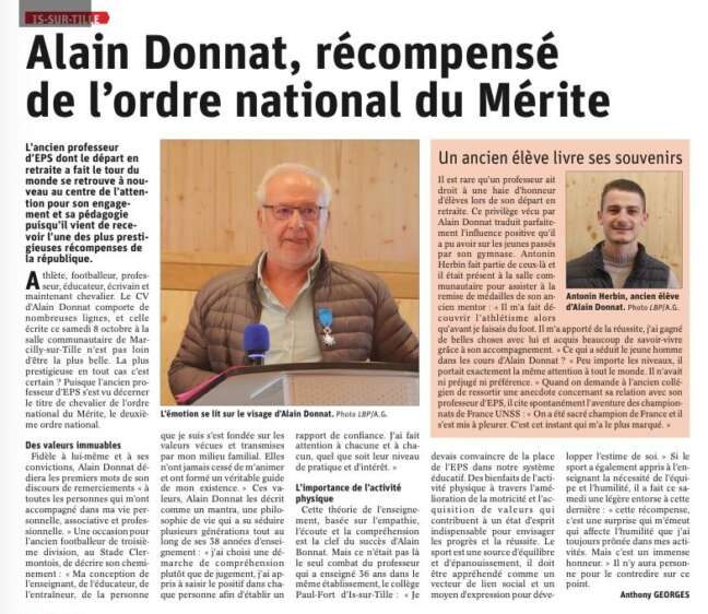 Une haie d'honneur pour un prof – Image 9