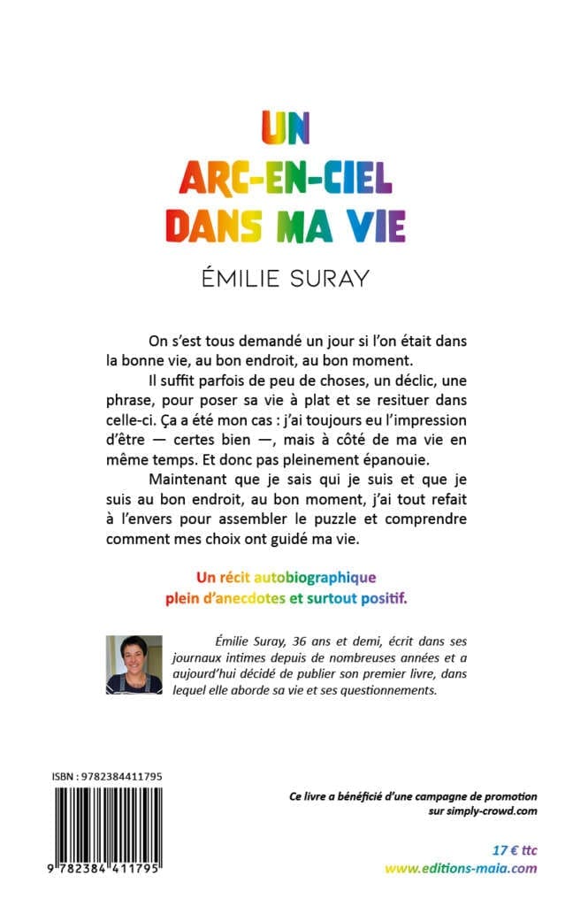 Un arc-en-ciel dans ma vie Emilie Suray2