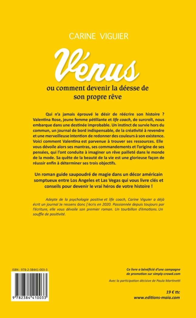 Vénus ou comment devenir la déesse de son propre rêve Carine Viguier Martinetti 2
