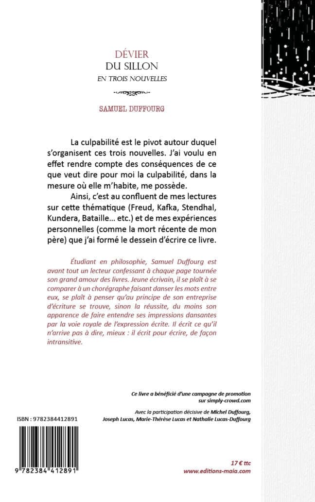 Devier du sillon en trois nous nouvelles Samuel Duffourg2