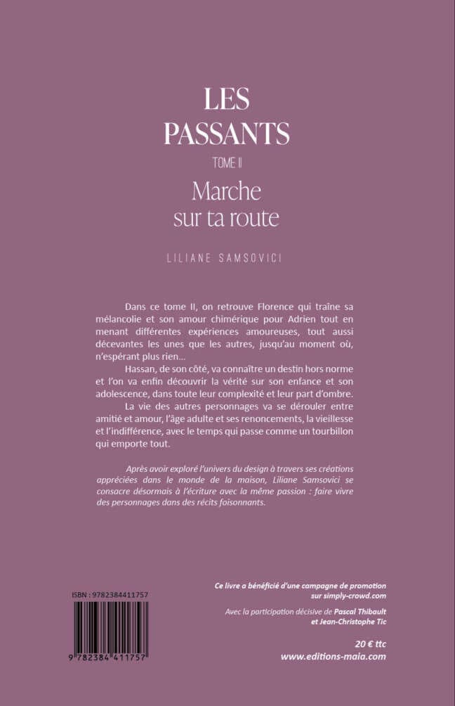 Les passants tome II Liliane Samsovici2