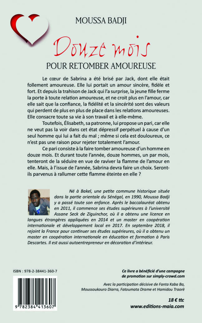 DOUZE MOIS POUR RETOMBER AMOUREUSE Moussa Badji 2