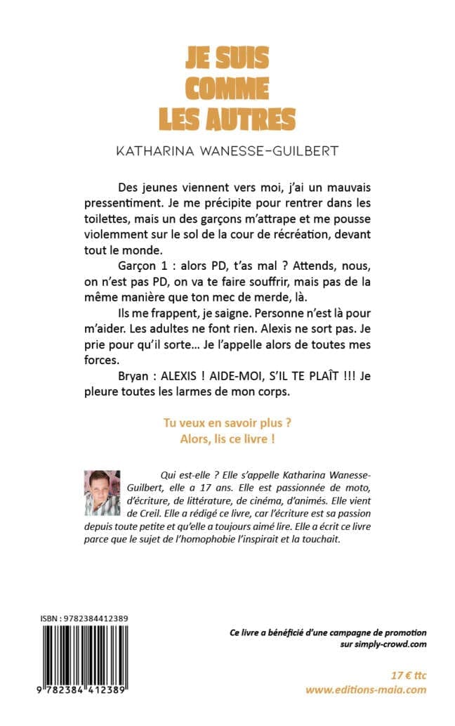 Je suis comme les autres Katharina Wanesse-Guilbert2