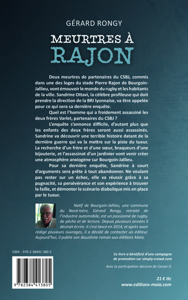 Meurtres à Rajon Gérard Rongy 2