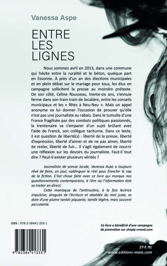 Entre les lignes Vanessa Aspe 2