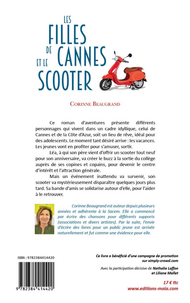 Les filles de Cannes et le scooter Corinne Beaugrand2
