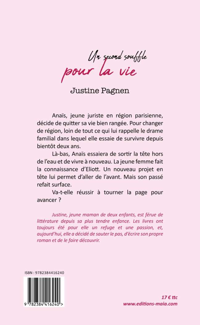 Un second souffle pour la vie Justine Pagnen 2