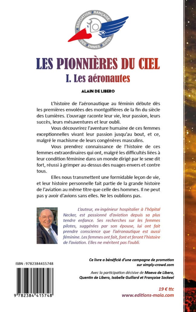 Les pionnieres du ciel Tome I Alain De Libero2