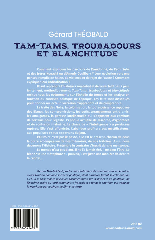 THEOBALD GÉRARD- Tam-Tams, troubadours et blanchitude 2