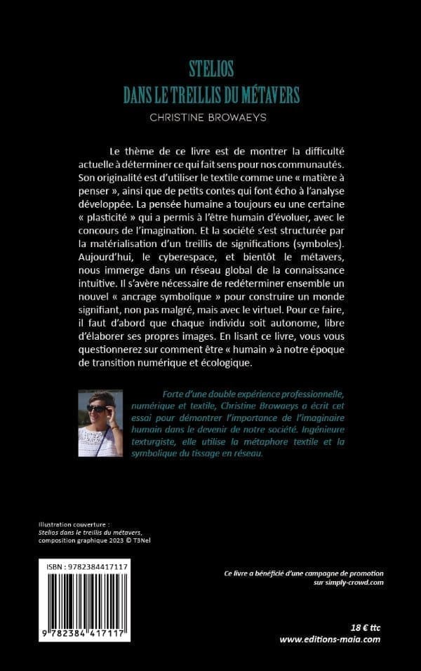 Stelios dans le treillis du metavers Christine Browaeys2