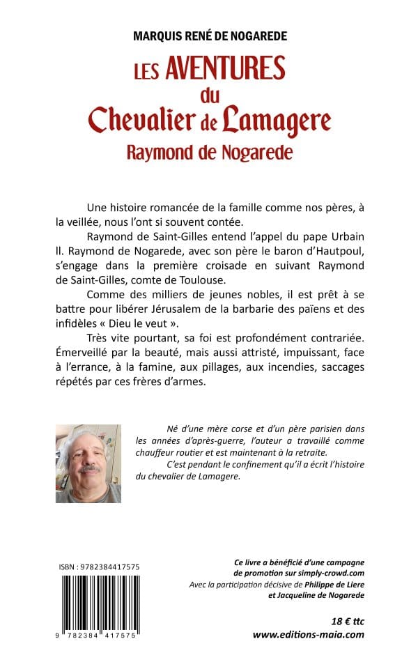 DE NOGAREDE RENE - LES AVENTURES DU CHEVALIER LAMAGERE2